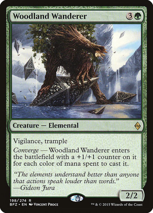 Woodland Wanderer [Battle for Zendikar] [Foil]