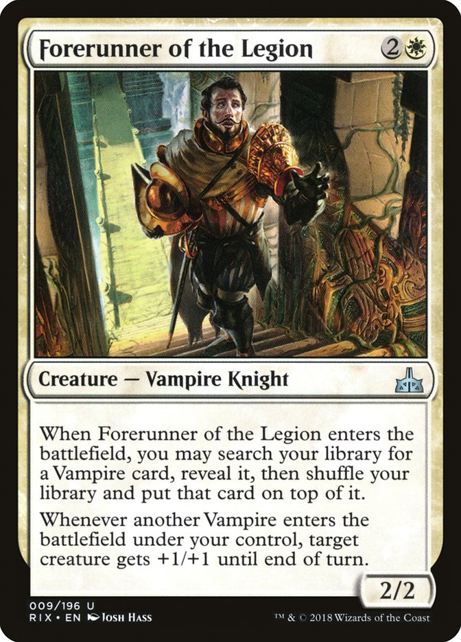 Forerunner of the Legion [Rivals of Ixalan] [Foil]