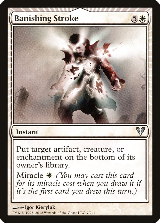 Banishing Stroke [Avacyn Restored] [Foil]