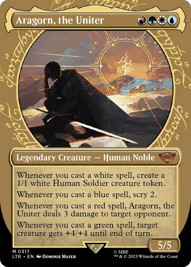 Aragorn, the Uniter (Showcase Ring Frame) [The Lord of the Rings: Tales of Middle-Earth] [Foil]