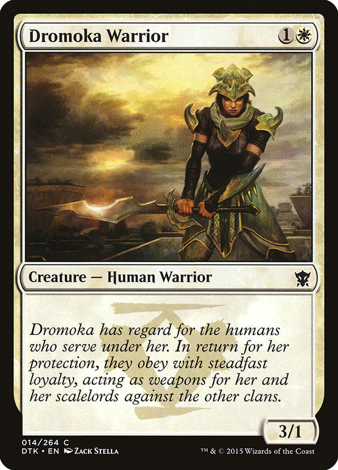 Dromoka Warrior [Dragons of Tarkir] [Foil]