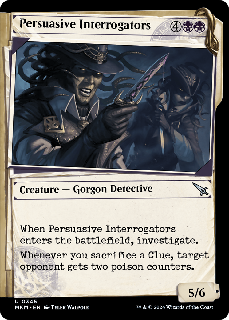 Persuasive Interrogators (Showcase) [Murders at Karlov Manor] [Foil]