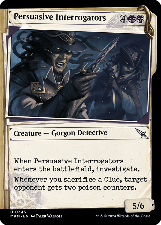 Persuasive Interrogators (Showcase) [Murders at Karlov Manor] [Foil]