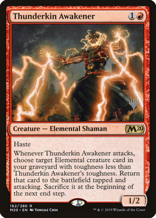 Thunderkin Awakener (Promo Pack) [Core Set 2020 Promos] [Foil]