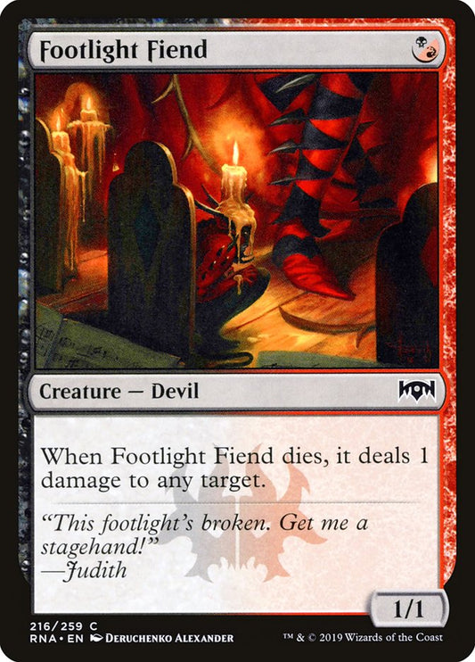 Footlight Fiend [Ravnica Allegiance] [Foil]