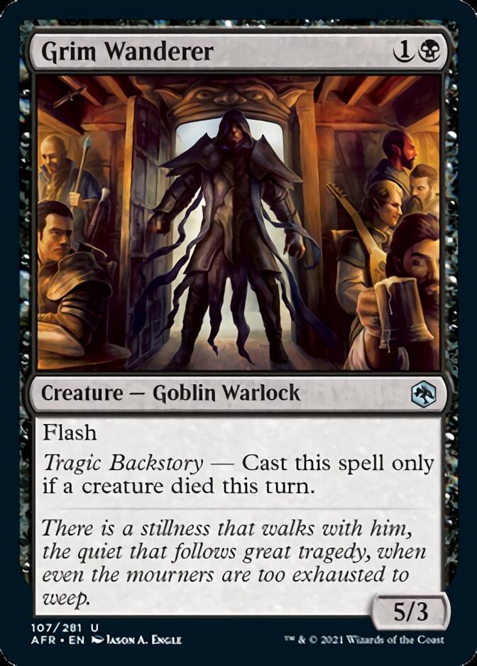 Grim Wanderer [Dungeons & Dragons: Adventures in the Forgotten Realms] [Foil]