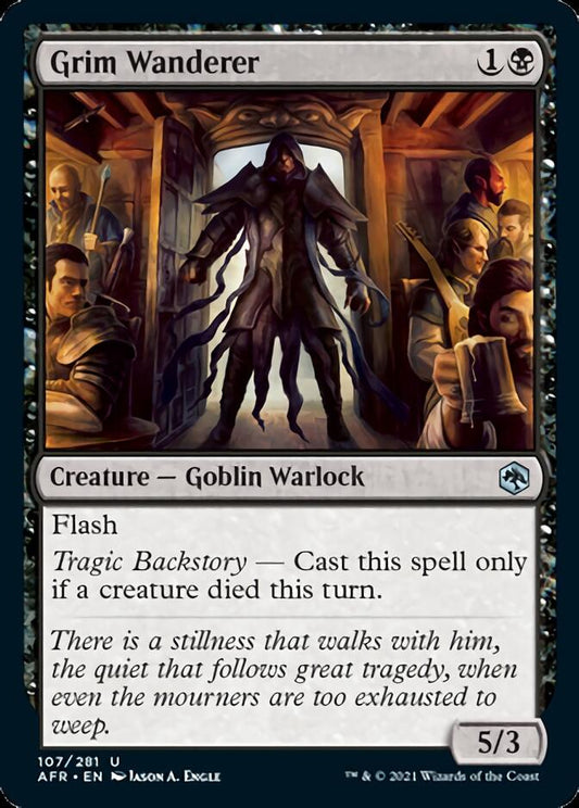 Grim Wanderer [Dungeons & Dragons: Adventures in the Forgotten Realms] [Foil]