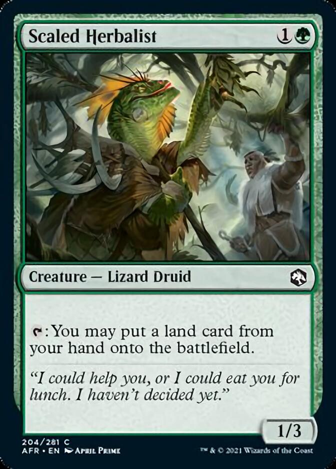 Scaled Herbalist [Dungeons & Dragons: Adventures in the Forgotten Realms] [Foil]