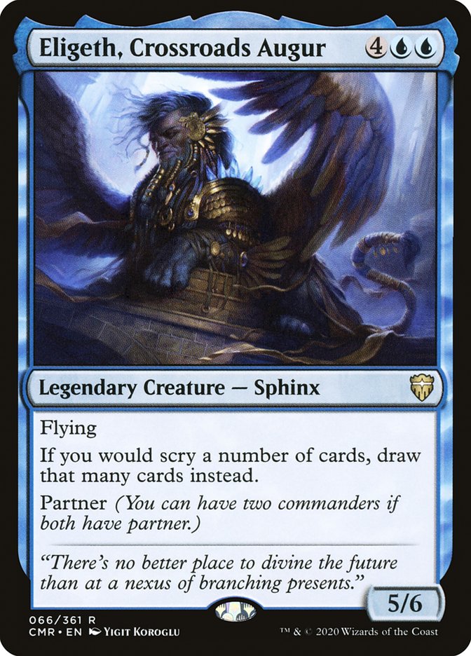 Eligeth, Crossroads Augur [Commander Legends] [Foil]