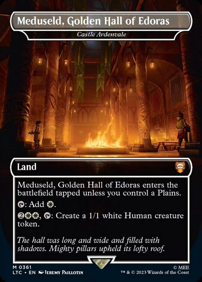 Meduseld, Golden Hall of Edoras - Castle Ardenvale [The Lord of the Rings: Tales of Middle-Earth Commander] [Foil]