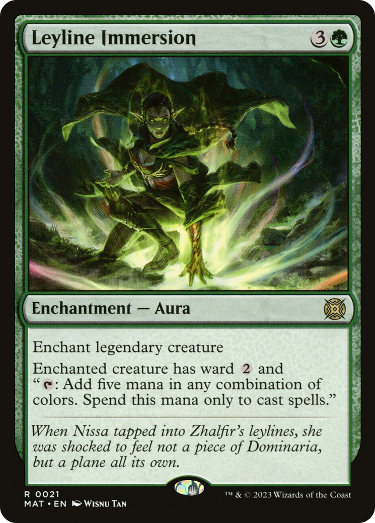 Leyline Immersion [March of the Machine: The Aftermath] [Foil]