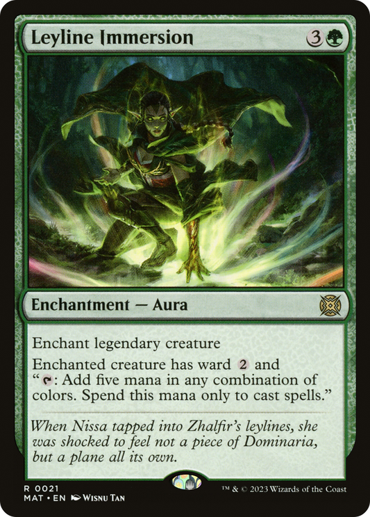 Leyline Immersion [March of the Machine: The Aftermath] [Foil]