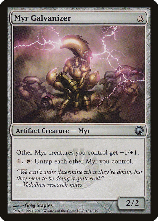 Myr Galvanizer [Scars of Mirrodin] [Foil]