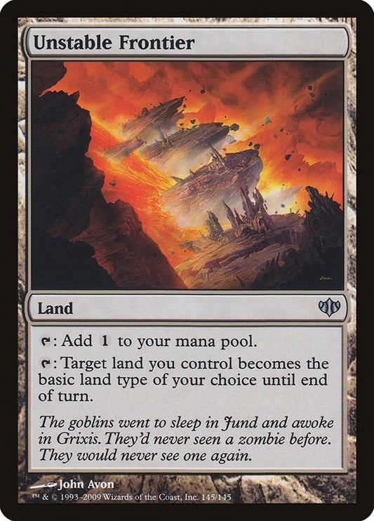 Unstable Frontier [Conflux] [Foil]