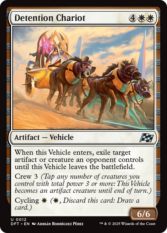 Detention Chariot [Aetherdrift] [Foil]