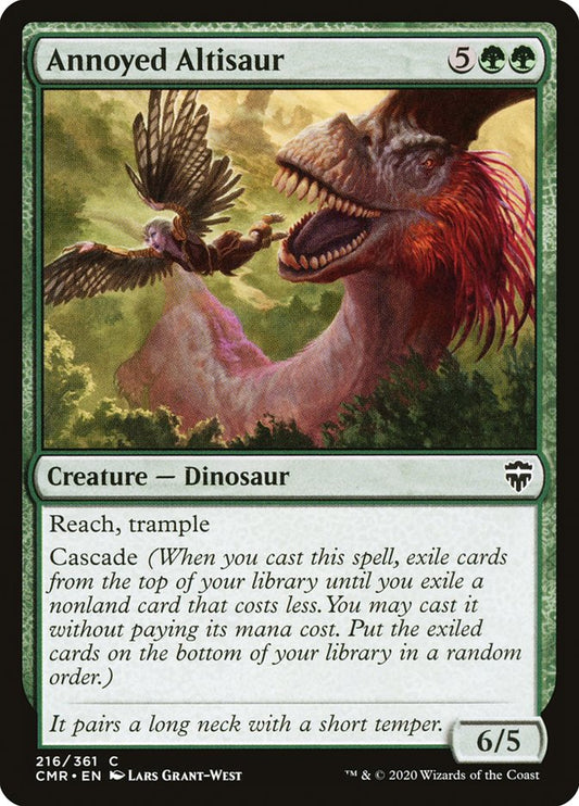 Annoyed Altisaur [Commander Legends] [Foil]