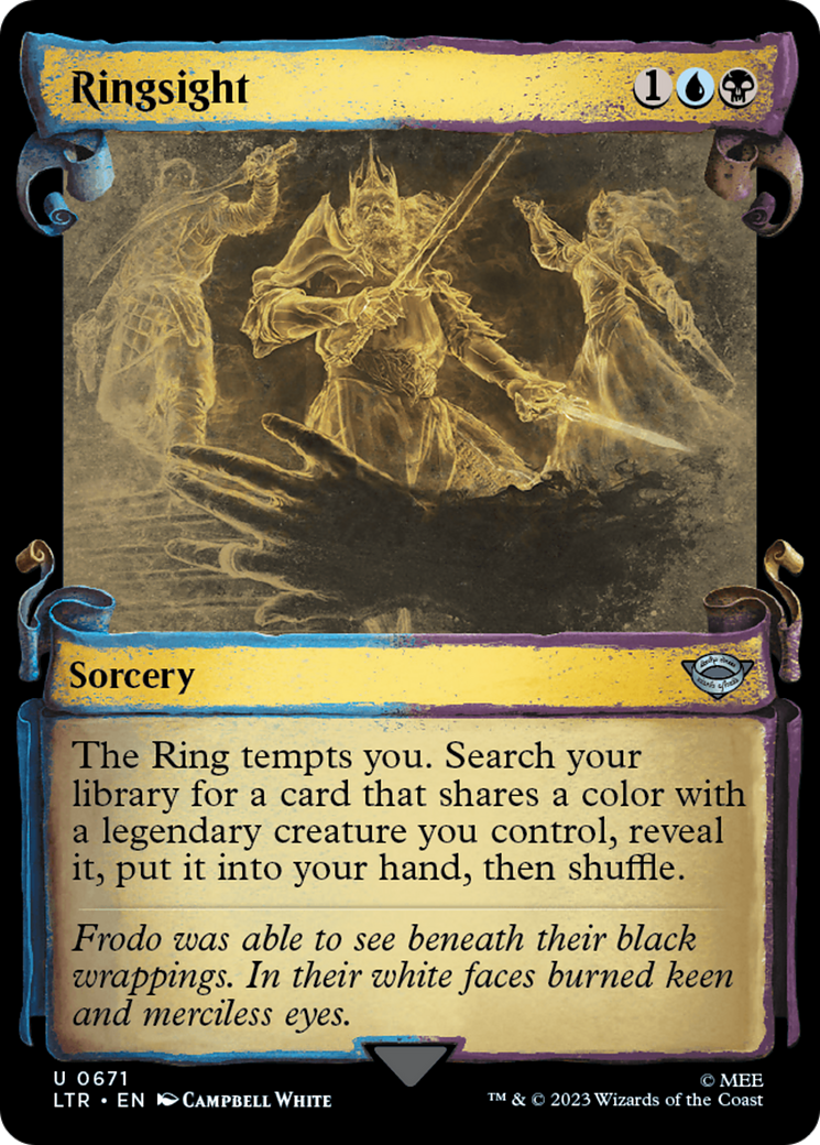 Ringsight [The Lord of the Rings: Tales of Middle-Earth Showcase Scrolls] [Foil]