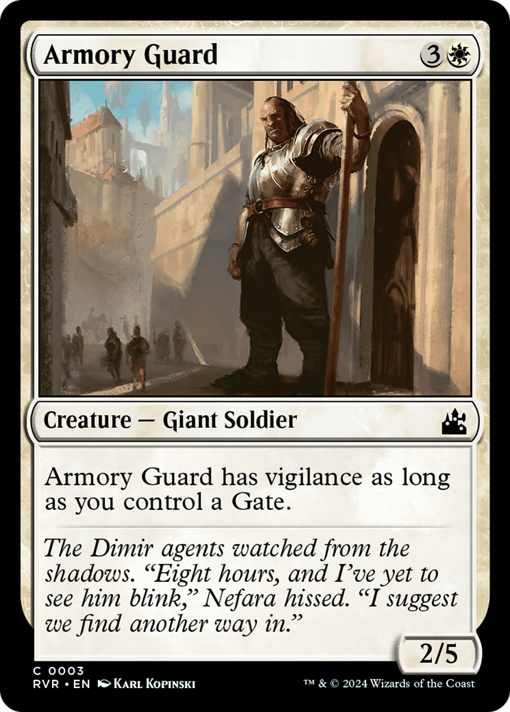 Armory Guard [Ravnica Remastered] [Foil]