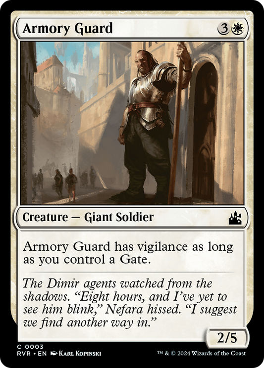 Armory Guard [Ravnica Remastered] [Foil]