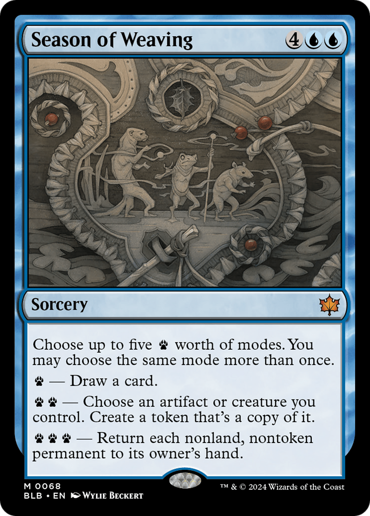 Season of Weaving [Bloomburrow] [Foil]