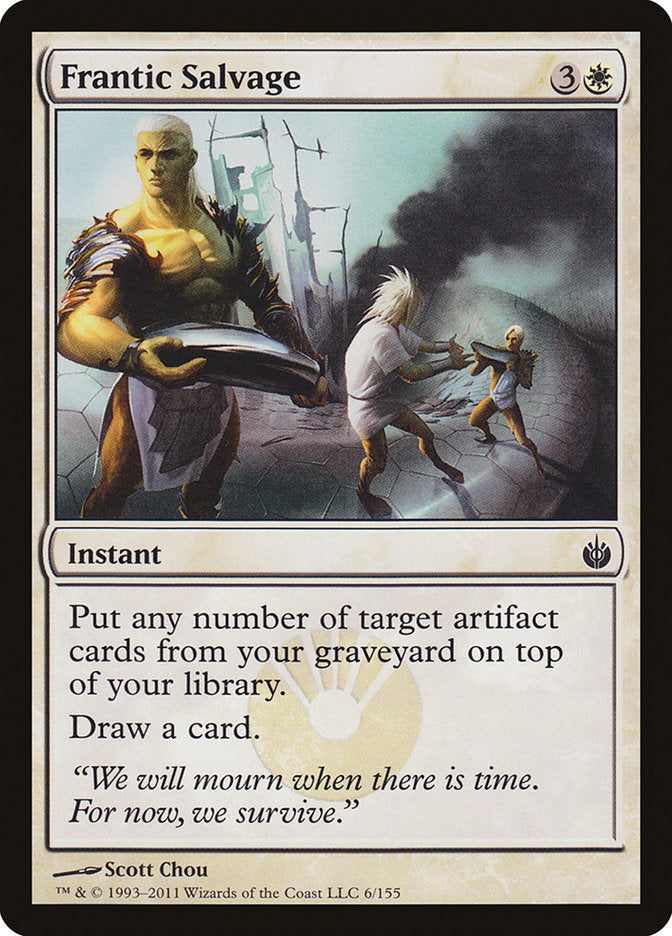 Frantic Salvage [Mirrodin Besieged] [Foil]