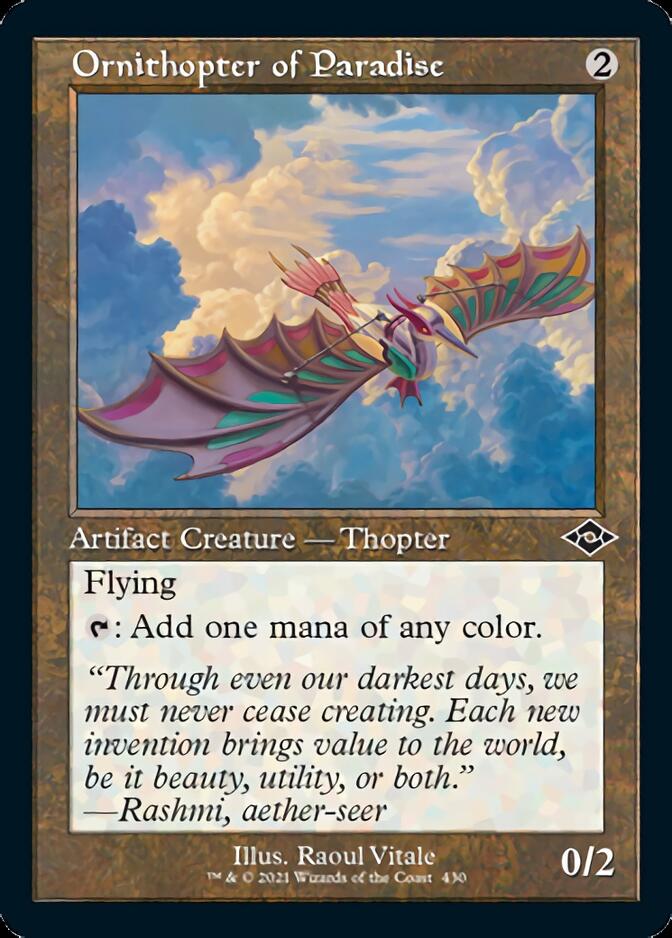 Ornithopter of Paradise (Retro) [Modern Horizons 2] [Foil]