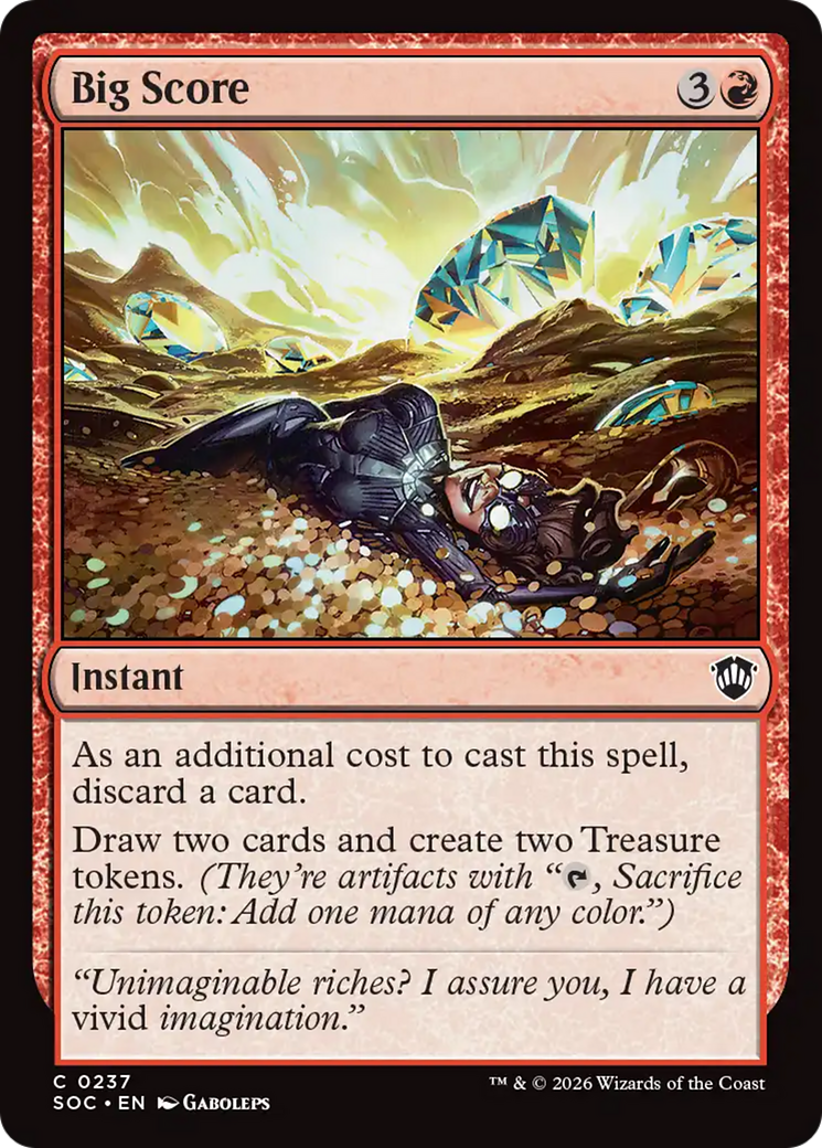 Big Score [Secrets of Strixhaven Commander] [Foil]