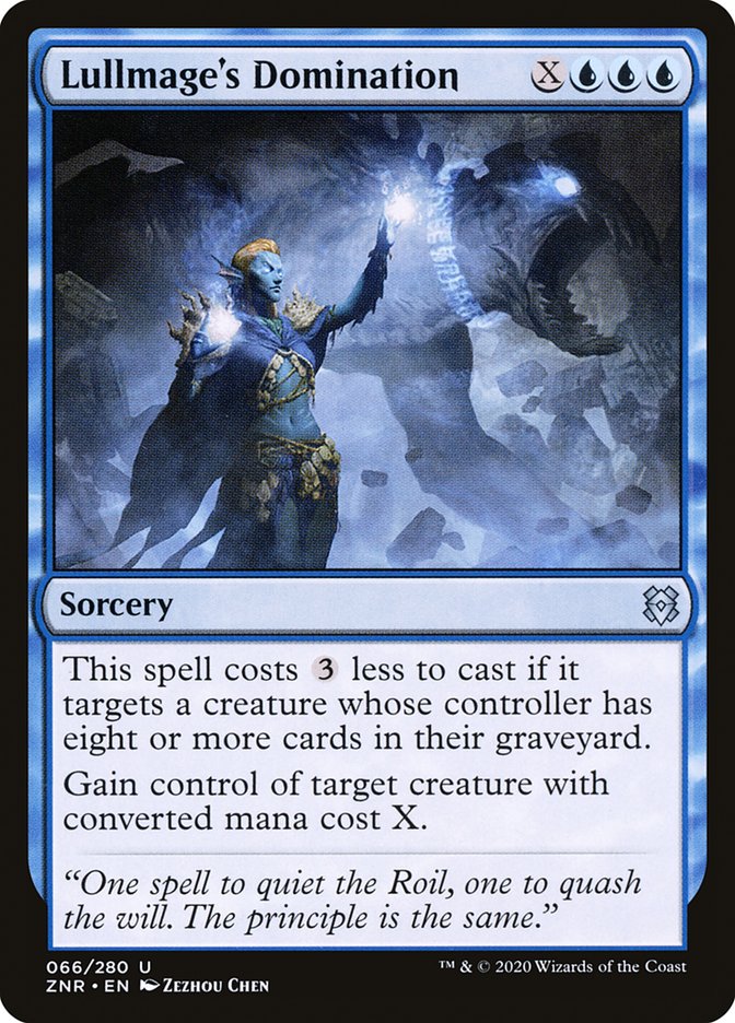 Lullmage's Domination [Zendikar Rising] [Foil]