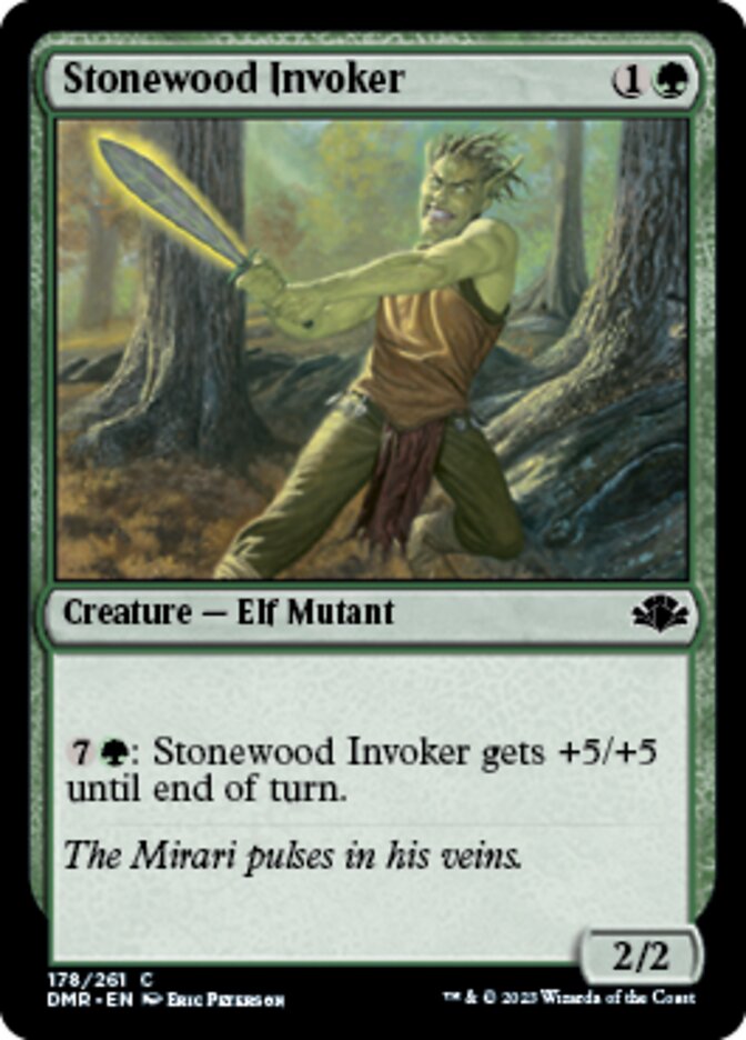 Stonewood Invoker [Dominaria Remastered] [Foil]