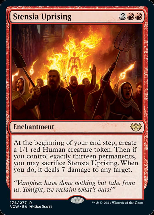 Stensia Uprising [Innistrad: Crimson Vow] [Foil]