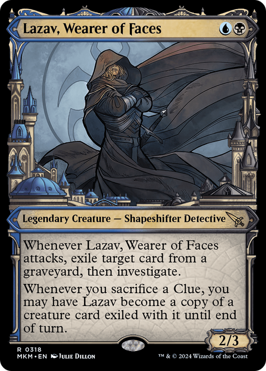 Lazav, Wearer of Faces (Showcase) (0318) [Murders at Karlov Manor] [Foil]