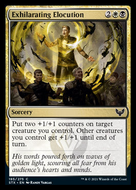 Exhilarating Elocution [Strixhaven: School of Mages] [Foil]