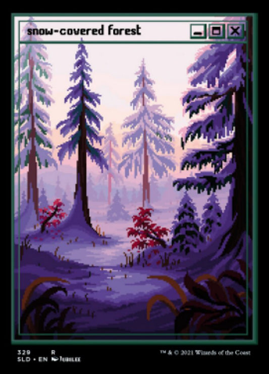 Snow-Covered Forest (329) [Secret Lair Drop Series] [Foil]