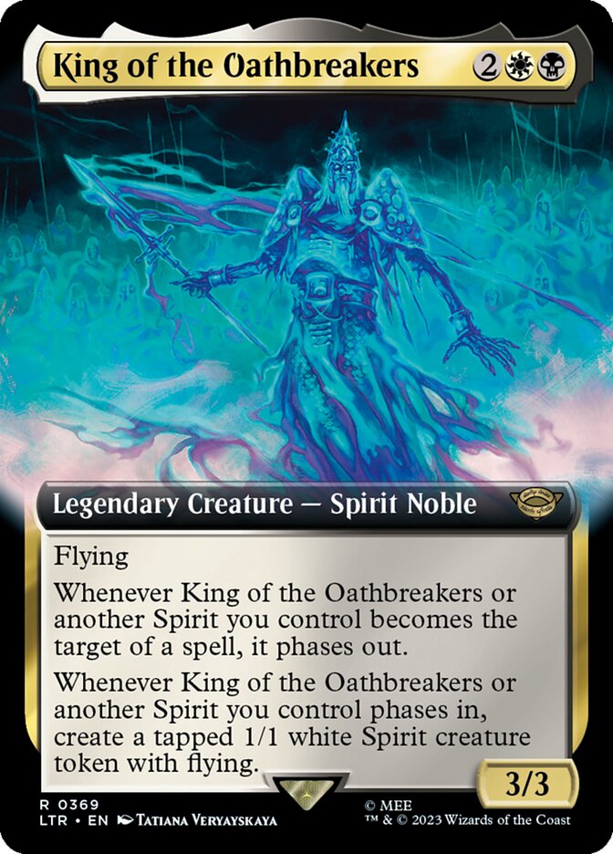 King of the Oathbreakers (Extended Art) [The Lord of the Rings: Tales of Middle-Earth] [Foil]
