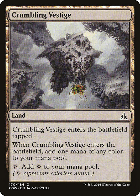 Crumbling Vestige [Oath of the Gatewatch] [Foil]