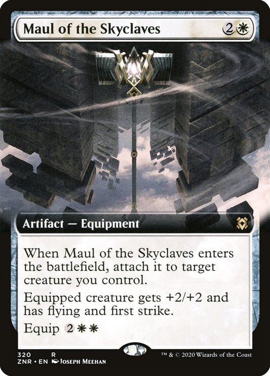 Maul of the Skyclaves (Extended Art) [Zendikar Rising] [Foil]
