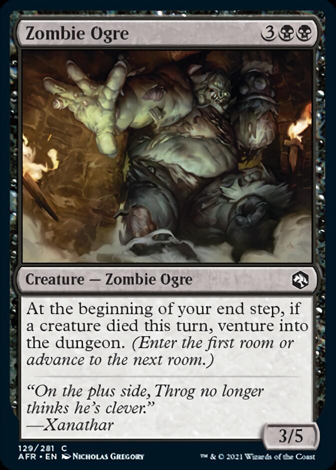 Zombie Ogre [Dungeons & Dragons: Adventures in the Forgotten Realms] [Foil]