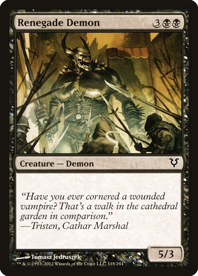 Renegade Demon [Avacyn Restored] [Foil]