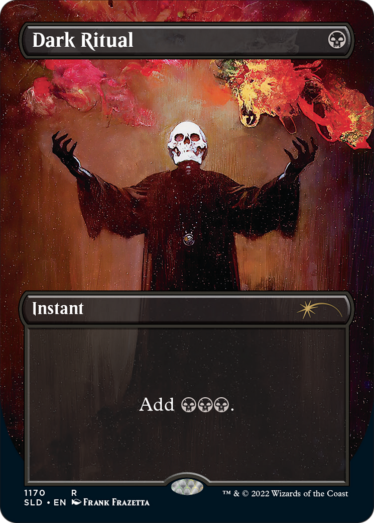 Dark Ritual (Borderless) [Secret Lair Drop Series] [Foil]