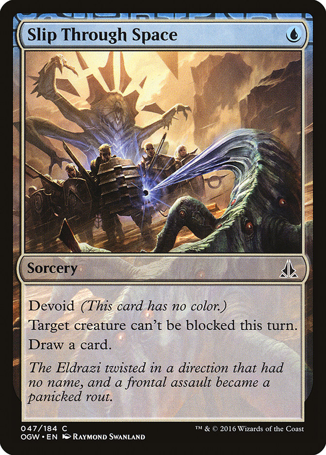 Slip Through Space [Oath of the Gatewatch] [Foil]