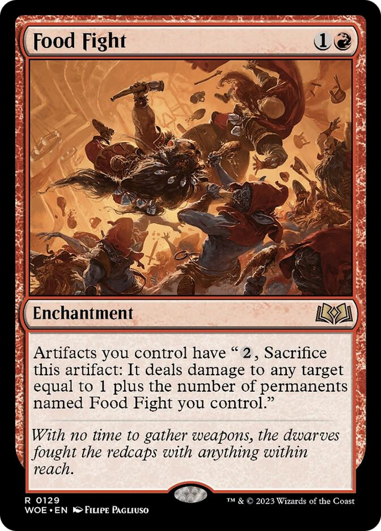Food Fight [Wilds of Eldraine] [Foil]