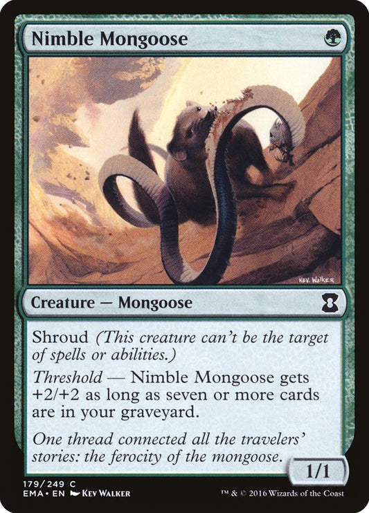 Nimble Mongoose [Eternal Masters] [Foil]