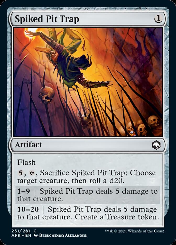 Spiked Pit Trap [Dungeons & Dragons: Adventures in the Forgotten Realms] [Foil]