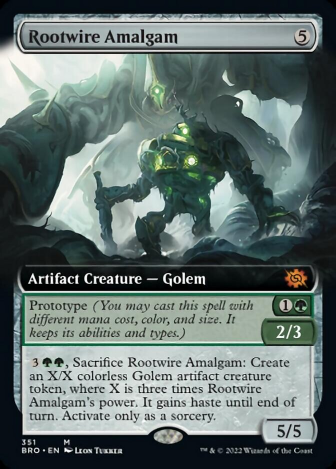Rootwire Amalgam (Extended Art) [The Brothers' War] [Foil]