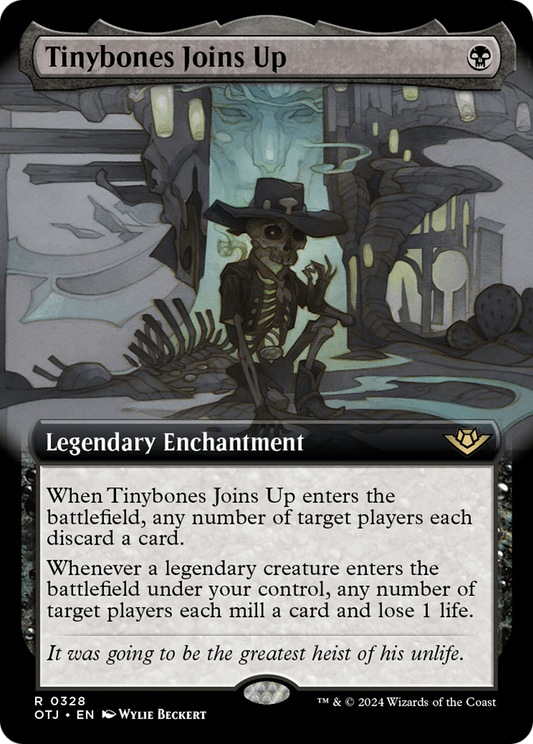 Tinybones Joins Up (Extended Art) [Outlaws of Thunder Junction] [Foil]