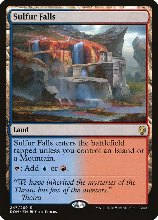 Sulfur Falls [Dominaria] [Foil]