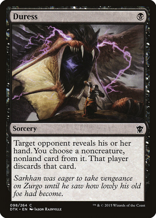 Duress [Dragons of Tarkir] [Foil]