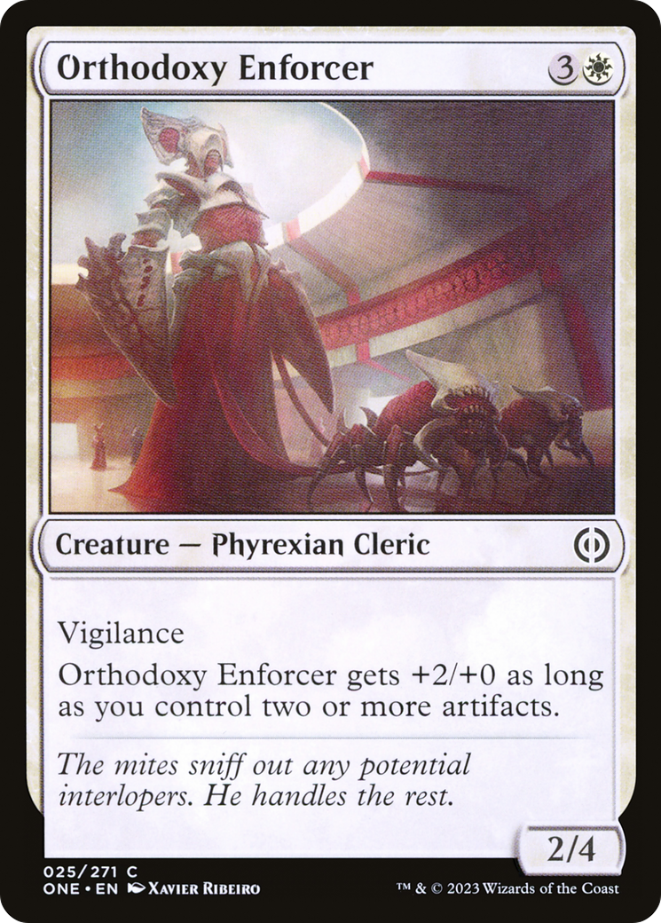 Orthodoxy Enforcer [Phyrexia: All Will Be One] [Foil]