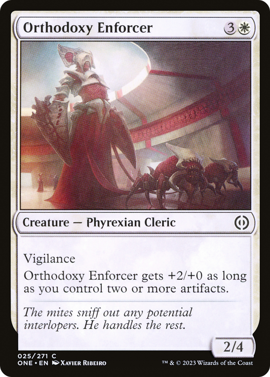 Orthodoxy Enforcer [Phyrexia: All Will Be One] [Foil]