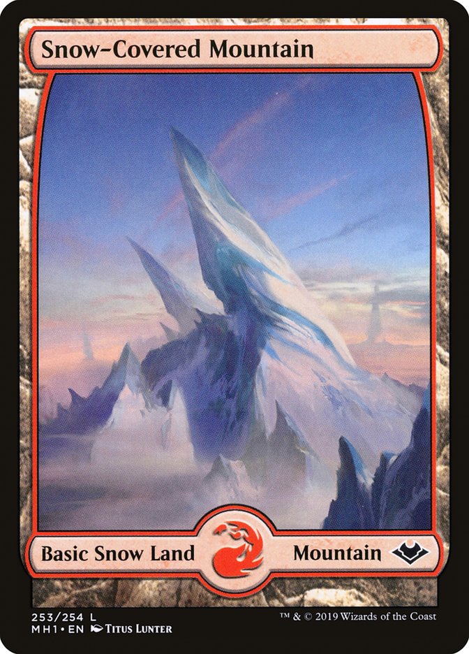 Snow-Covered Mountain [Modern Horizons] [Foil]
